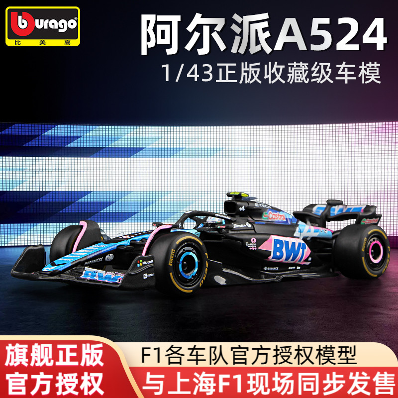 比美高143阿尔派F1车模A