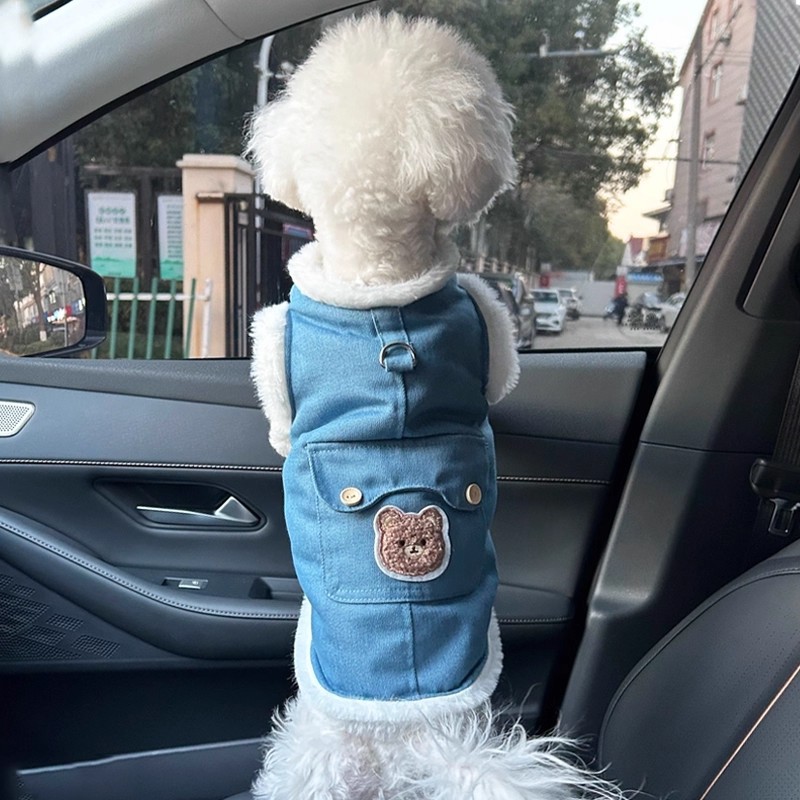 牵引小狗狗衣服冬季泰迪