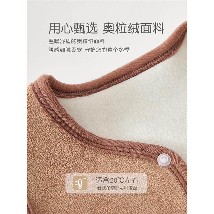 宝宝秋冬季加绒马甲男女