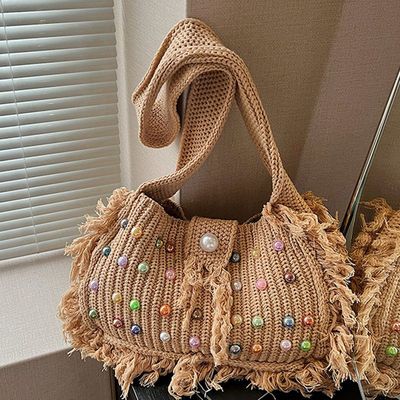 韩版小众编织包2025夏季新款女包