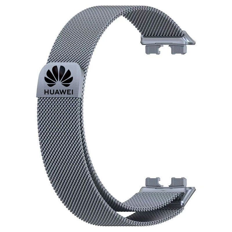 适用华为手环8/9/10磁吸表带11nfc腕带10nfc米兰尼斯金属磁吸表带