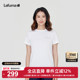 LAFUMA乐飞叶户外春夏新款 T恤女百搭圆领上衣 纯色白T水柔棉短袖