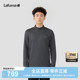上衣 保暖打底衫 LAFUMA乐飞叶户外秋冬半拉链抓绒长袖 T恤男士