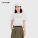 LAFUMA乐飞叶户外l运动凉感防晒UPF40 短袖 T恤女印花圆领上衣