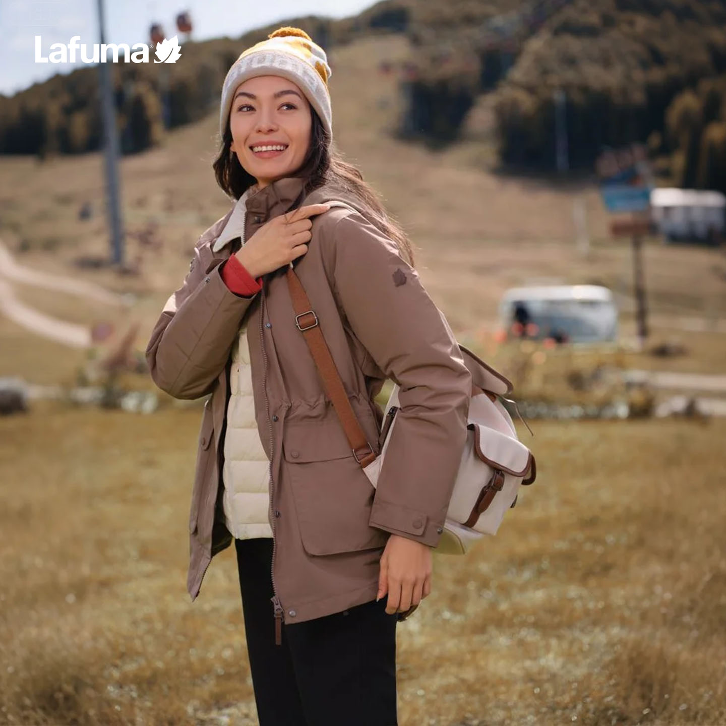 乐飞叶户外羽绒内胆三合一外套女