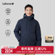 LAFUMA乐飞叶户外保暖大鹅绒防风防泼水中长派克羽绒服男防寒外套