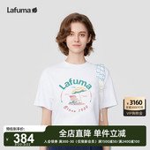 LAFUMA乐飞叶户外宽松圆领凉感抗菌运动短袖 上衣 T恤女休闲打底衫