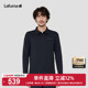 LAFUMA乐飞叶户外通勤速干翻领长袖 T恤男休闲防晒POLO上衣UPF40