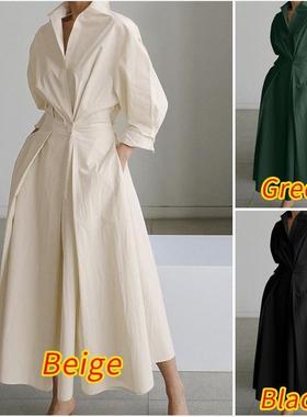 Long maxi Dresses Dress Women Linen Dinner Plus size clothes