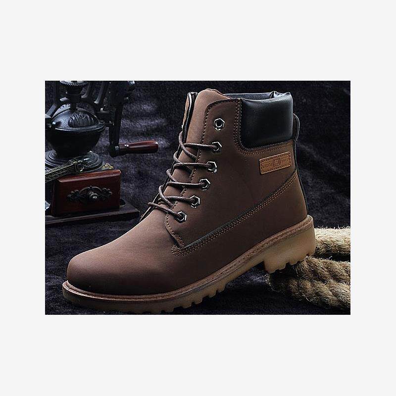 Man boot Winter men boots ankle shoes warm snow boots 男皮靴