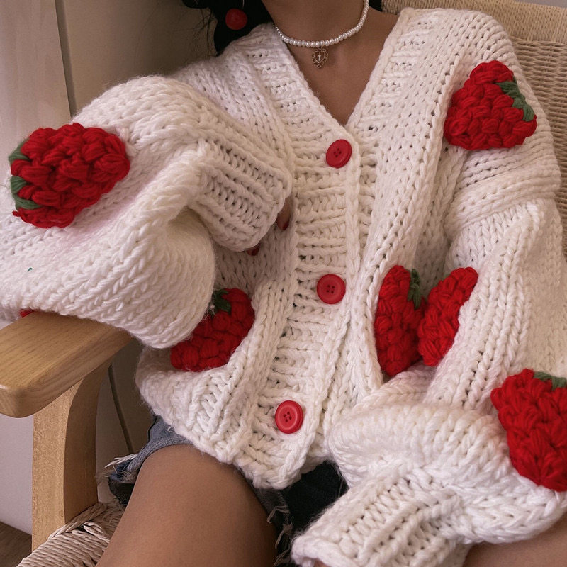 winter women sweater loose coat Ladies long sleeved blouse女