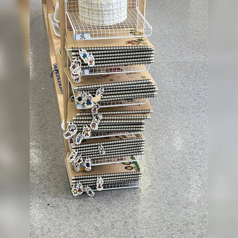 幼儿园表纳征本立体分层收纳置物架学校教室书本杂物多层收架摆件