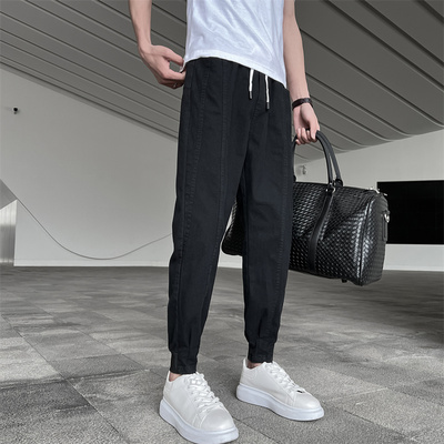 小脚裤黑武士束脚休闲裤潮