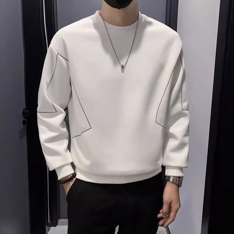 卫衣男外套高级感春装明辑线上衣潮牌男装小众设计感长袖2024新款