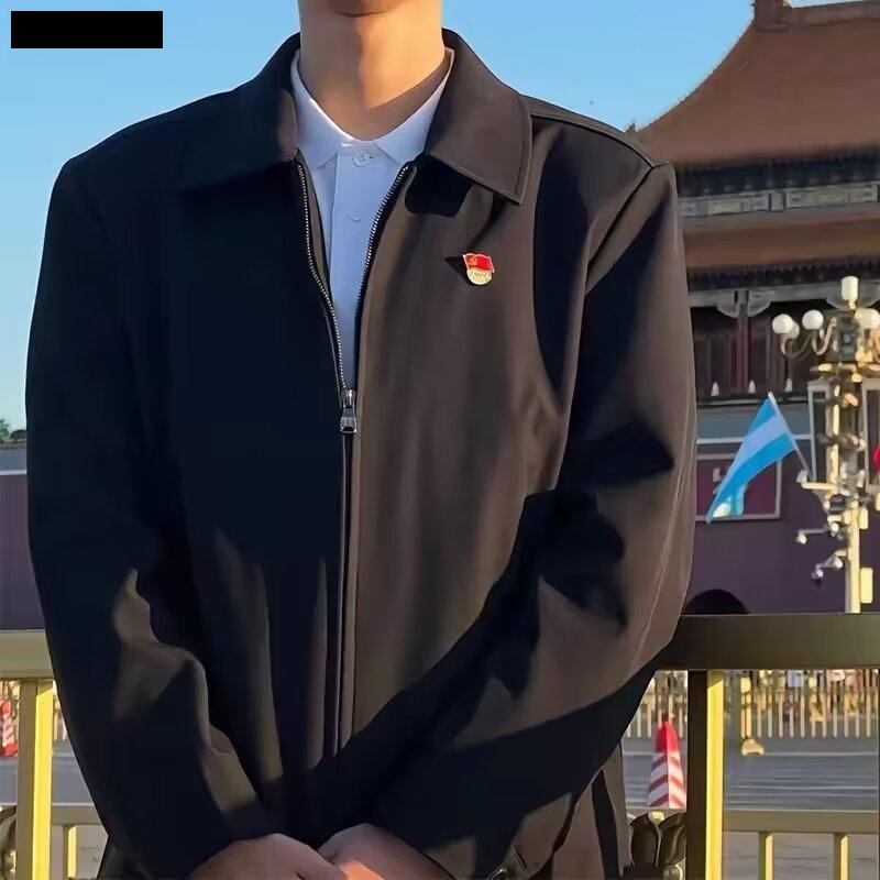 短款外套弘号四季行政夹克