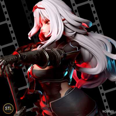 胜利女神Chuya Factory Sca3D打印模型角色人物有分件stl