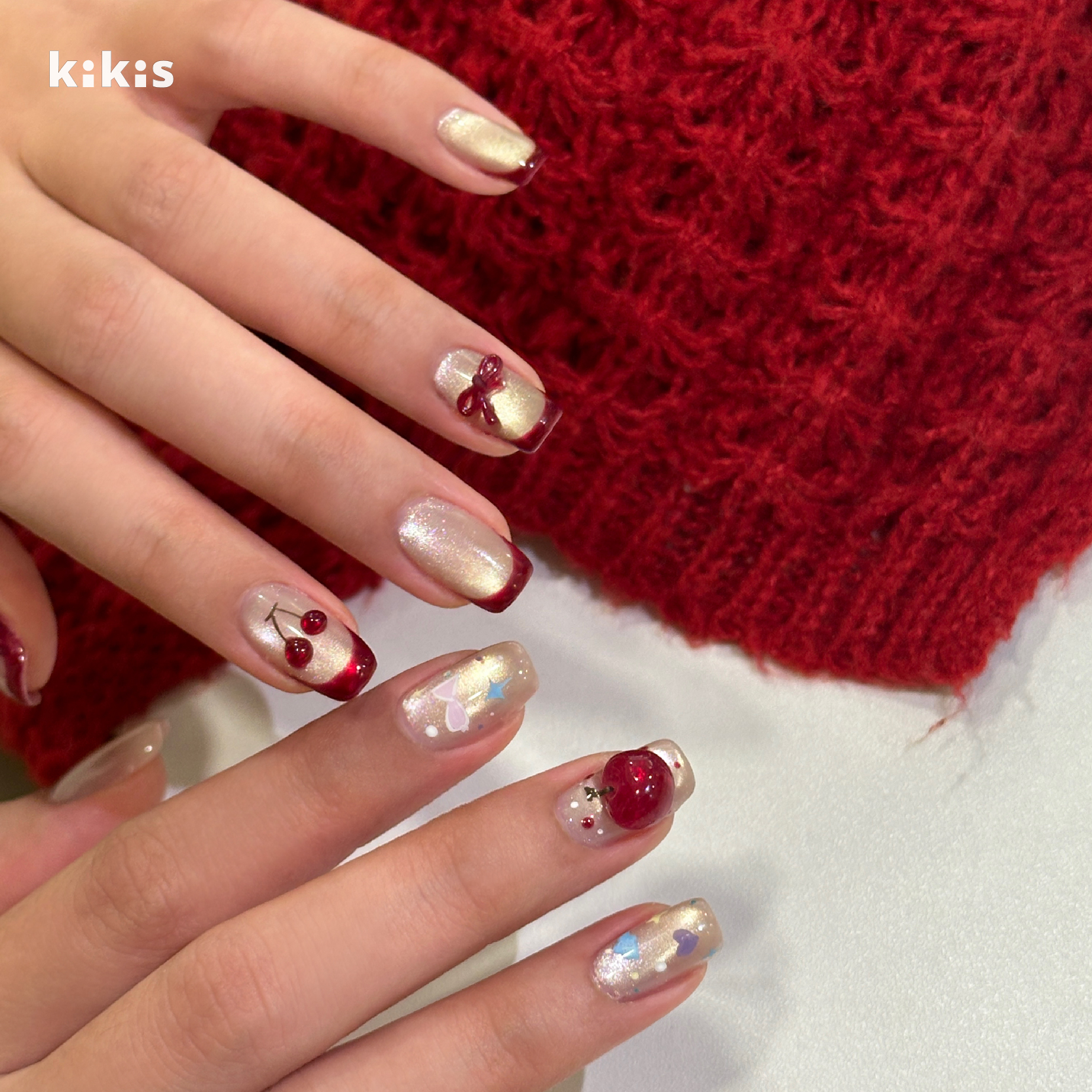 KIKIS金色猫眼水光感网红