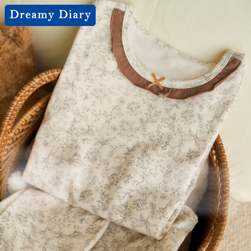 儿童家居服女童保暖睡衣秋冬女孩2025新款A类春秋中大童秋衣秋裤,童装/婴儿装/亲子装,家居服套装,淘宝优惠券,粉丝福利购,淘宝优惠卷