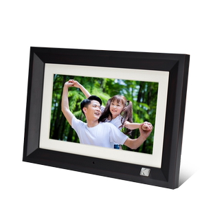 柯达10英寸数码相框实木电子相册图片显示屏高清照片视频播放器家用相片横竖摆台挂墙母亲节日定制LOGO送礼物