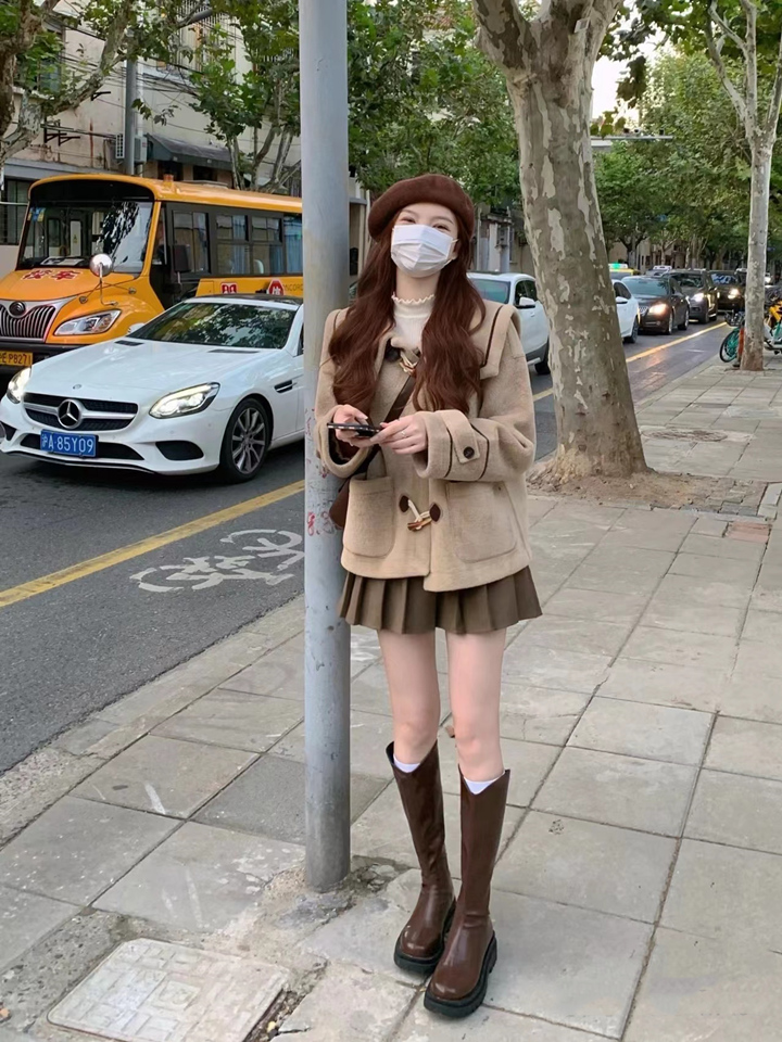 秋冬盐甜系穿搭炸街时