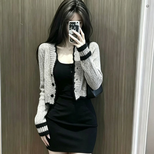 秋季盐系辣妹小个子两件套