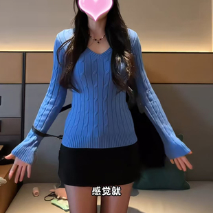 秋冬装韩系搭配一整套盐系轻熟气质御姐独特绝美毛衣裙子两件套装