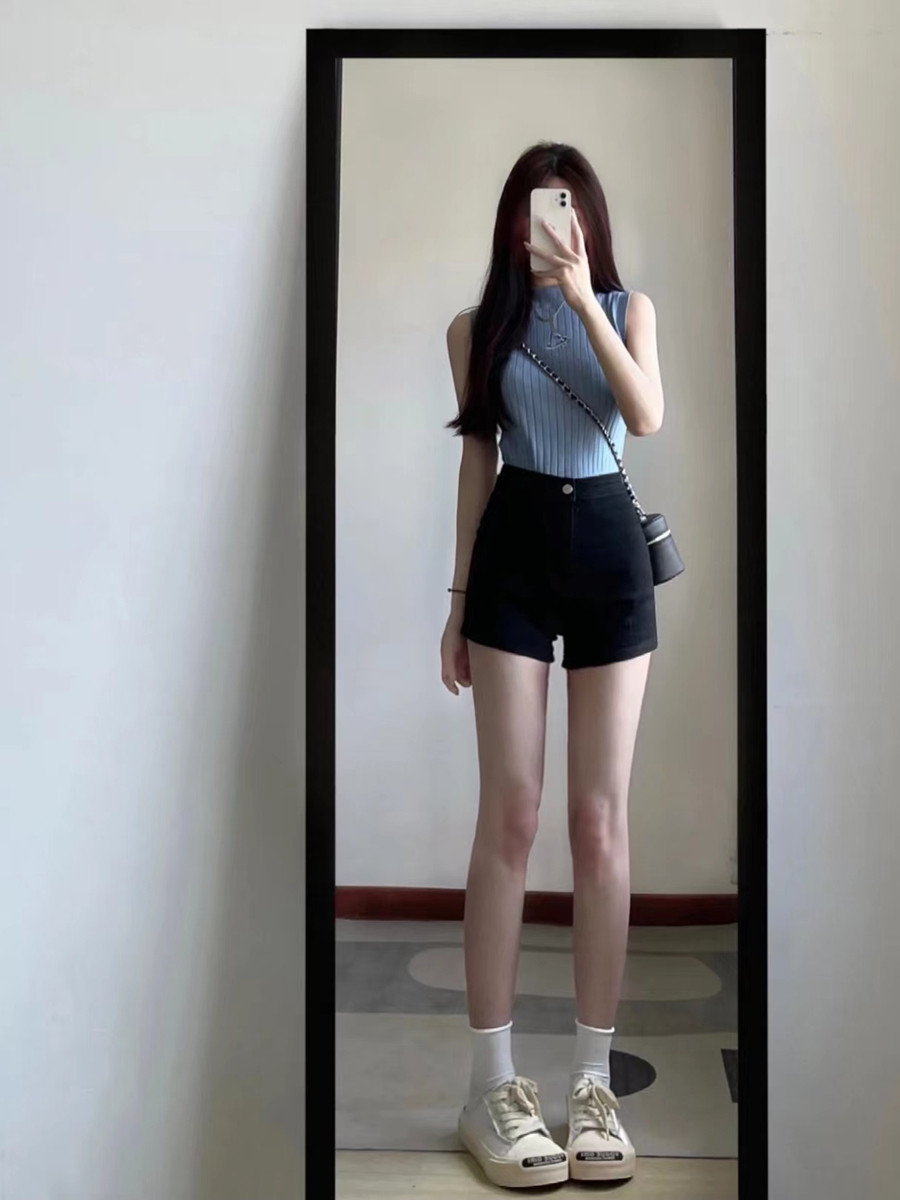夏装搭配一整套炸街时尚甜酷辣妹风港味复古chic上衣短裤两件套装