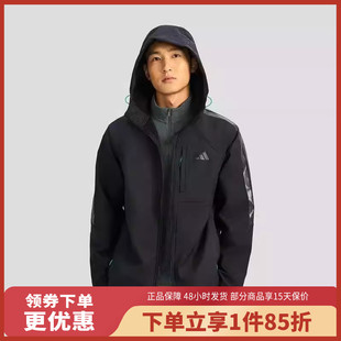 新款 2026春季 黑色夹克运动休闲男外套KR2496 adidas 阿迪达斯