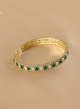 花迹日韩女合金手镯不易褪色