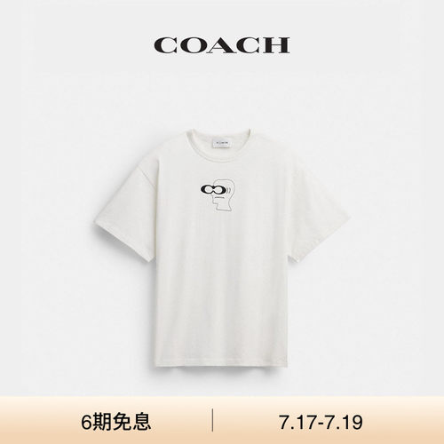 【新品】COACH | BRAIN DEAD/蔻驰男士 棉质HEAD T恤短袖上衣休闲
