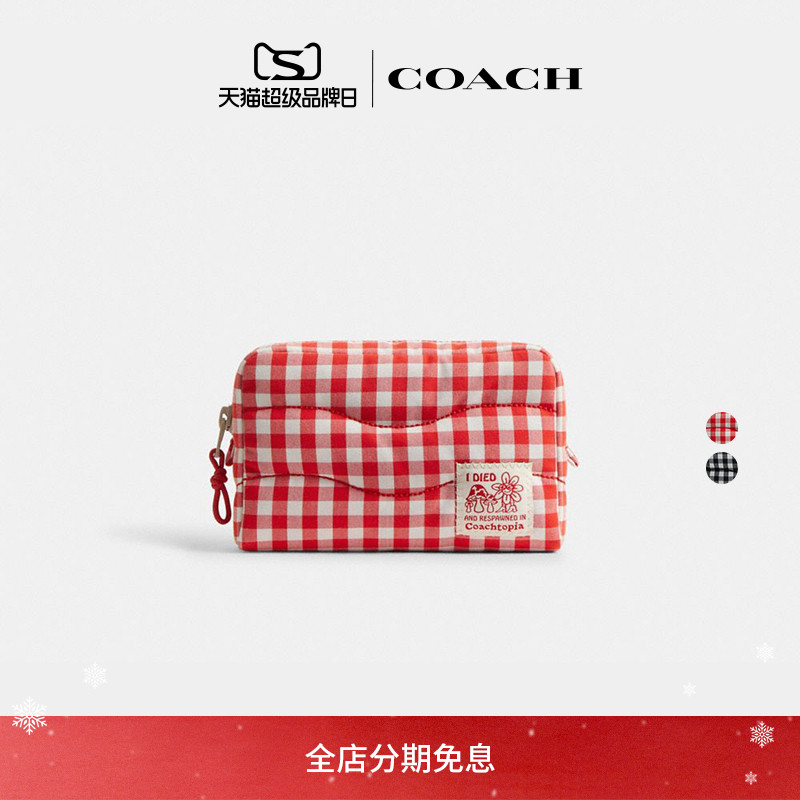 Coachtopia/蔻驰之城方格纹Loop手包