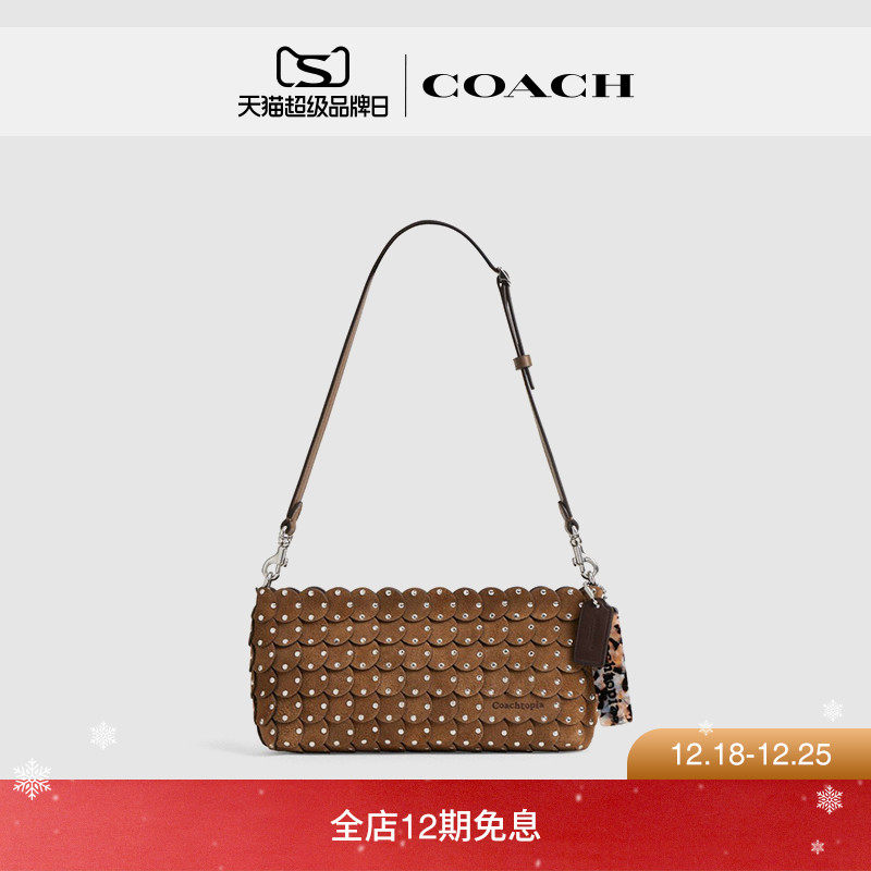 Coachtopia/蔻驰之城绒面Upcrafted皮革Alter/Ego Link手袋