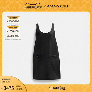 皮革连衣裙 蔻驰女士HERITAGE COACH