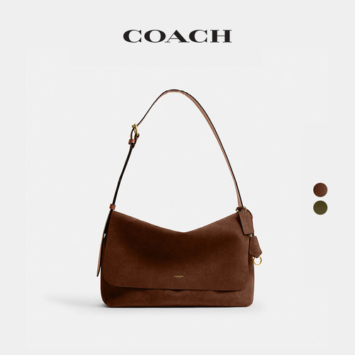 【礼物】COACH/蔻驰男女同款LUDLOW信使包斜挎包单肩包大容量通勤