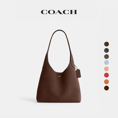 【新款】COACH/蔻驰女士BROOKLYN28号单肩包hobo包手提包高级感
