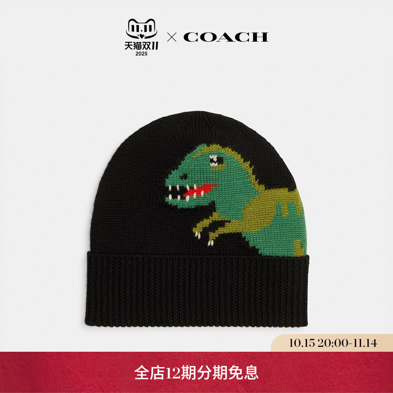 COACH/蔻驰男女通用男女同款REXY针织比尼帽