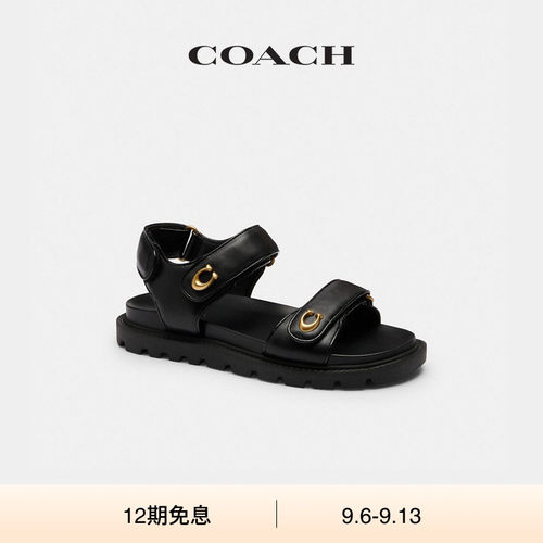 COACH/蔻驰女士BRYNN凉鞋平底鞋子休闲舒适高级感气质