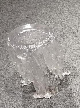 酒店会所透明树脂桌椅摆件别墅家具景观工艺品雕塑圆形茶几桌子