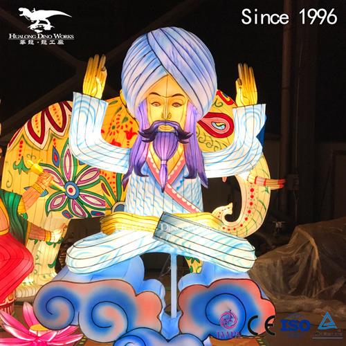 年新款彩灯花灯IP人物动物世界分色裱糊支持混批来图制作