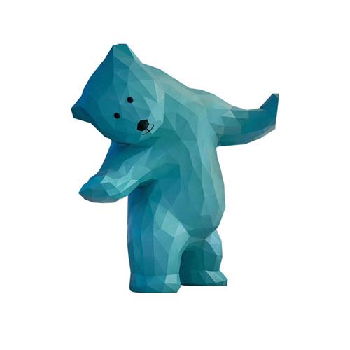 大型玻璃钢雕塑厂家卡通吉祥物IP公仔景观美陈摆件玻璃钢雕塑