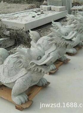 汉白玉石雕金钱龟价格花岗岩石材龙龟雕刻厂石龟图片大全