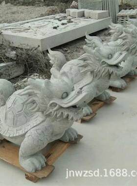 汉白玉石雕金钱龟价格花岗岩石材龙龟雕刻厂石龟图片大全
