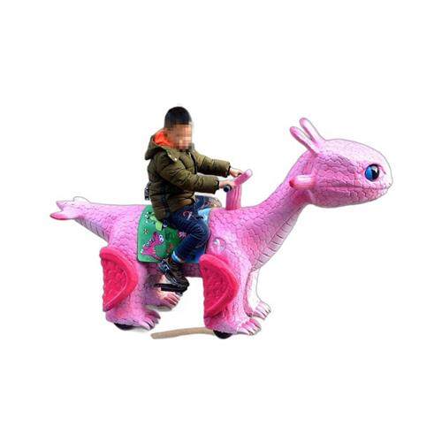 仿真恐龙电瓶车商场骑行儿童电瓶车百变硅胶广场恐龙车