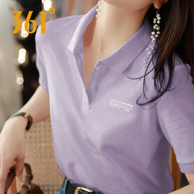 361T恤女短袖翻领polo衫速干透气