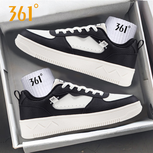 361度男鞋板鞋厚底小白鞋运动鞋