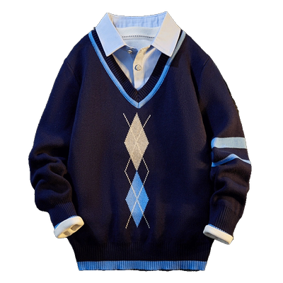 男童2023新款针织衫毛衣