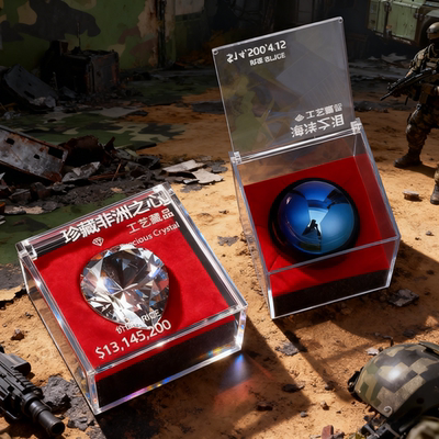 三角洲行动游戏官方周边炫彩鸟蛋水晶非洲海洋之泪心收藏模型礼物