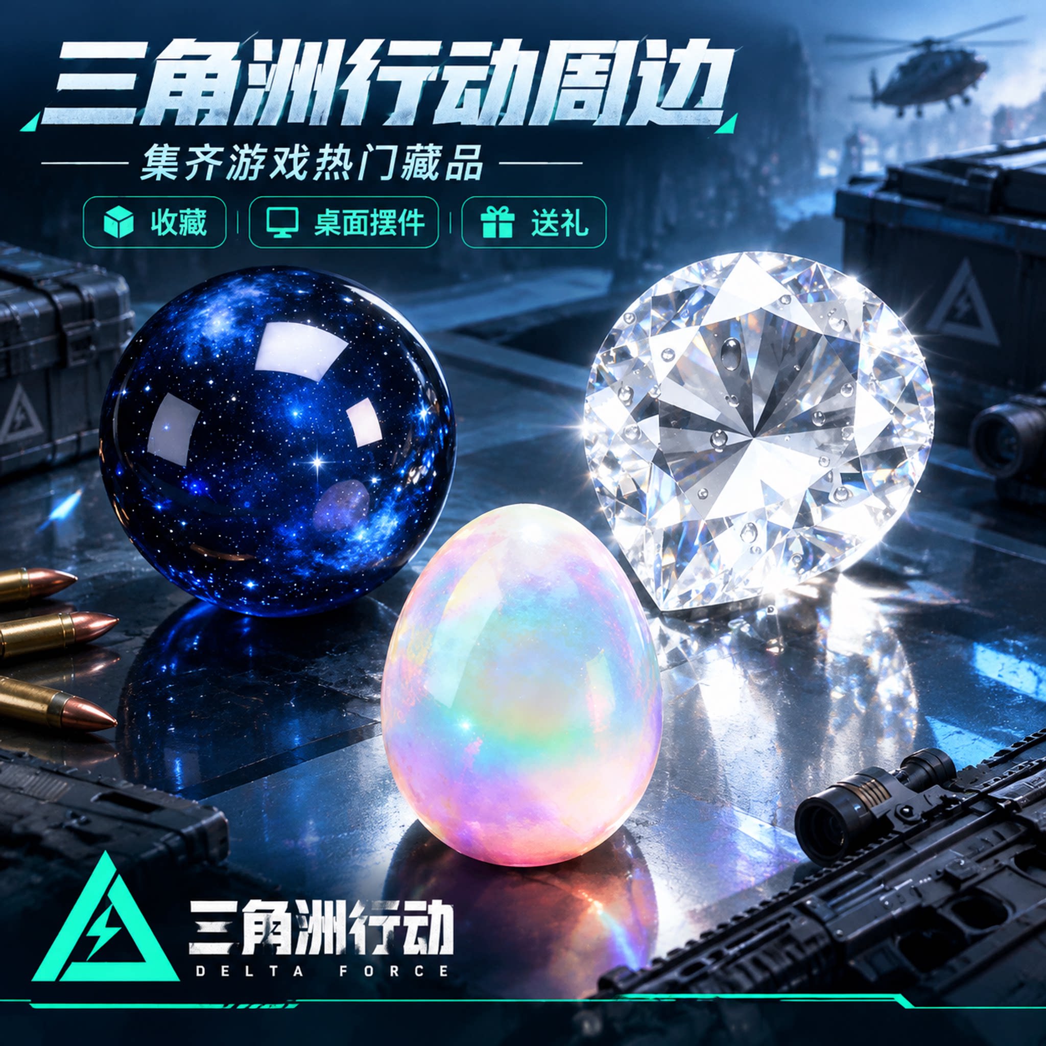 三角洲行动周边海洋之泪非洲之心星大红模型礼盒摆件男孩礼物玩具图片