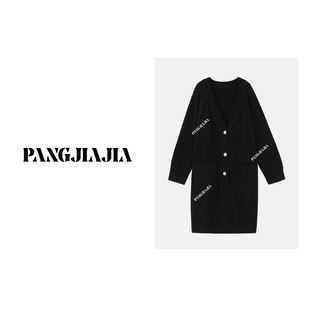 梧桐街区 金标 针织开衫 女秋季 外套P623Z00278 中长款 胖佳佳