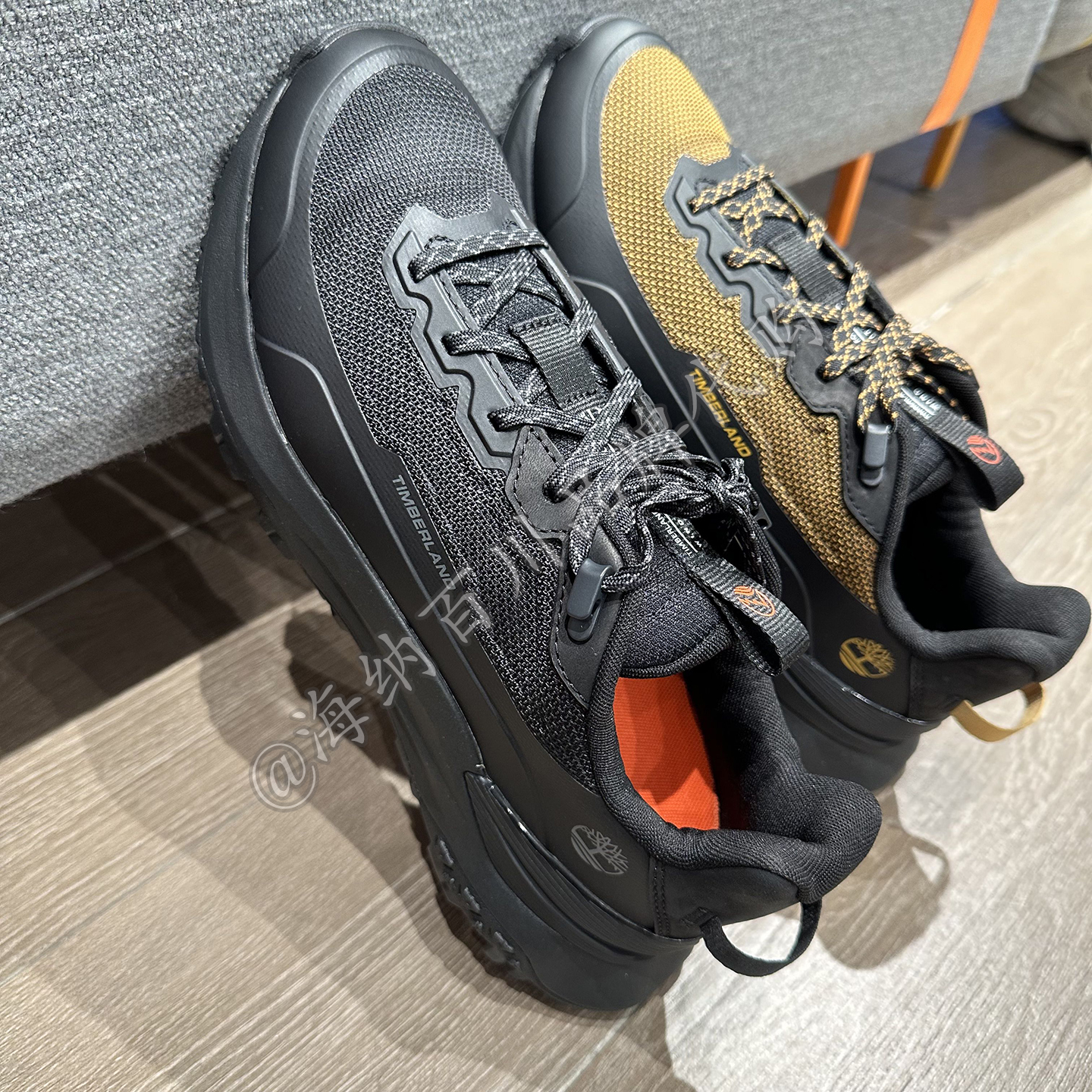 添柏岚男休闲户外轻量抓地徒步鞋